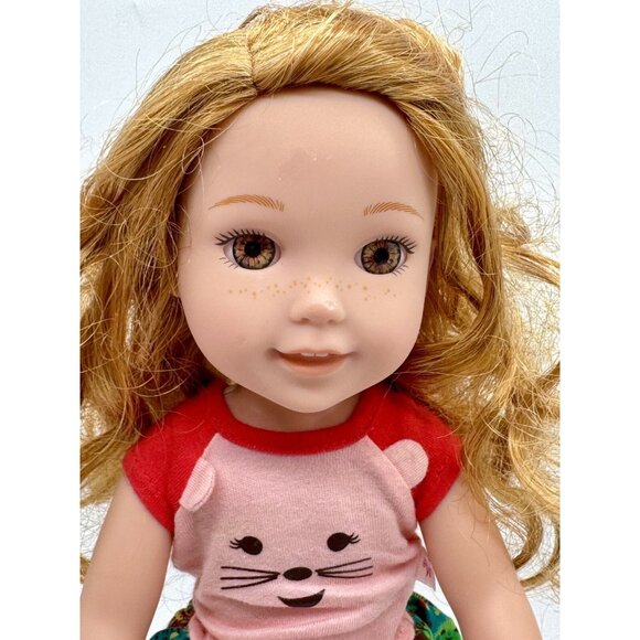 American Girl Wellie Wishers Willa 14.5" doll original outfit Welliewishers Toy - Picture 2 of 10